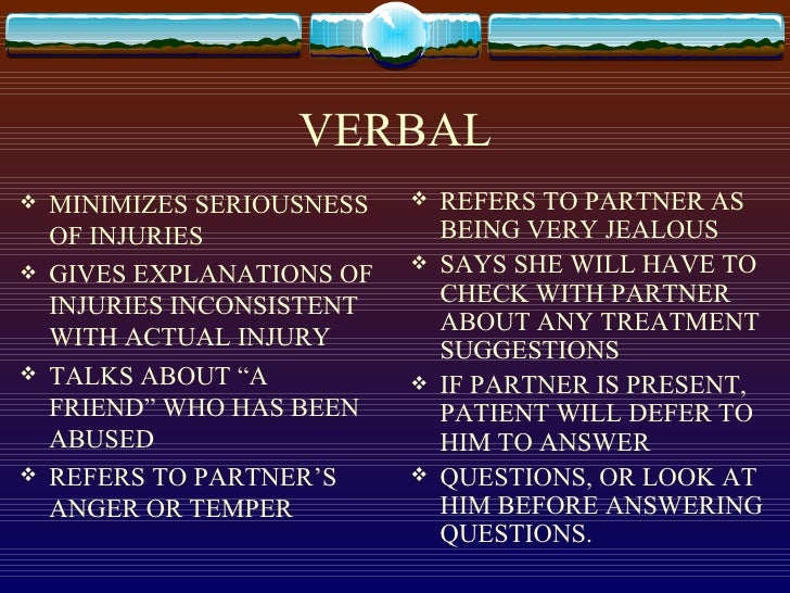 Are Of Verbal What The Abuse Signs Are Of Verbal What The Abuse Signs